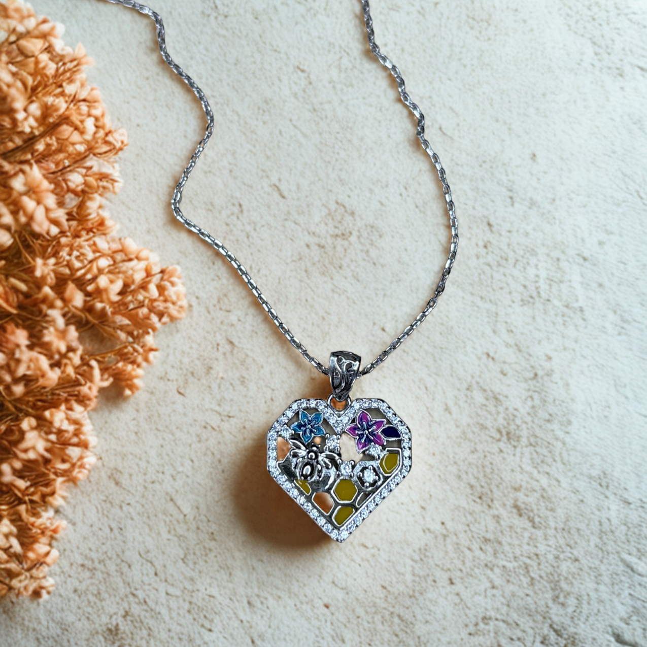Garden of Love Heart Pendant